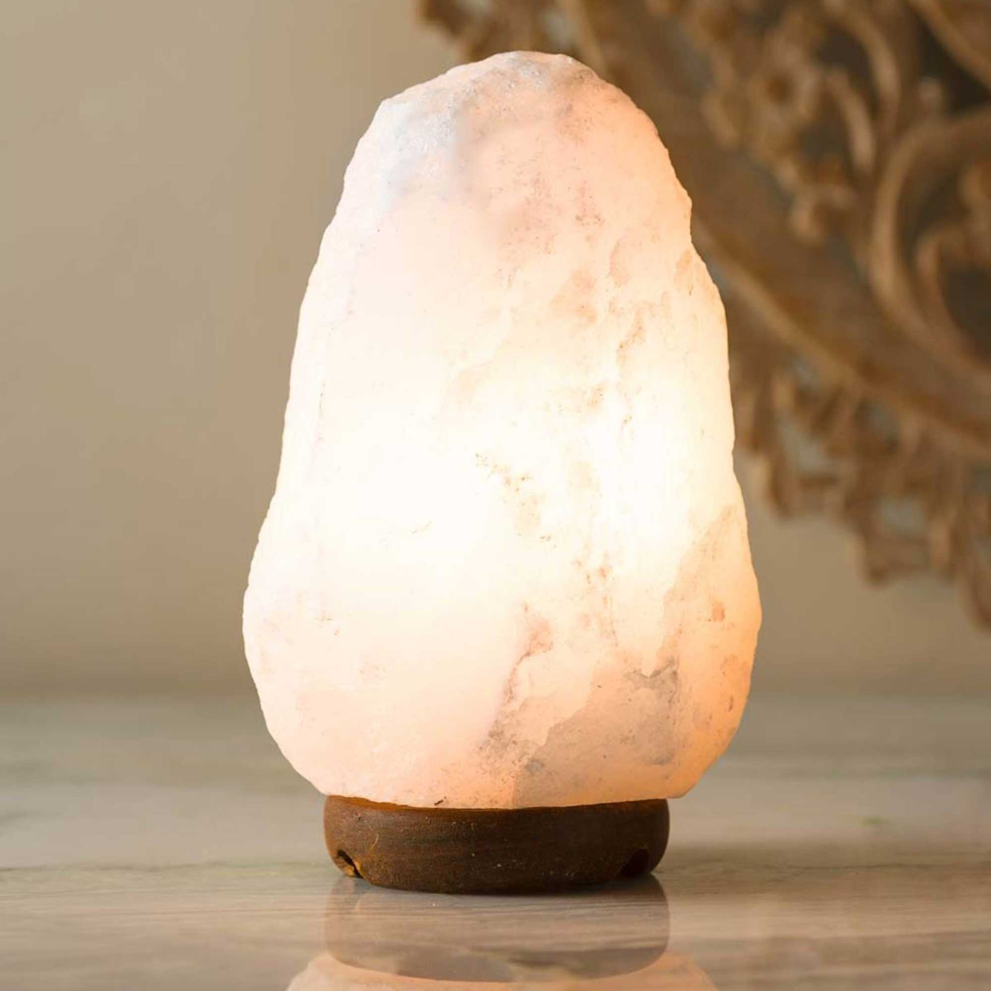 12V 12W 1-2Kg Himalayan White Salt Lamp Crystal Rock Natural Shape Cut Rare Unique Lamps The Himalayan Salt Collective, Himalayan products, 1-2kg-himalayan-white-rock-salt-lamps-natural